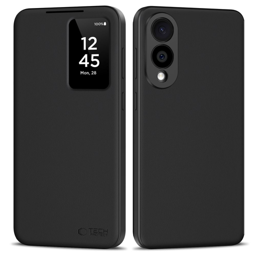 Tech-protect Smart Wallet Galaxy S25 Edge Matt Fekete tok Tech-protect Smart Wallet Galaxy S25 Edge Matt Fekete tok