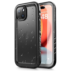 iPhone 15 Tech-Protect vízálló tok IP68 fekete