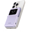  Ugreen - PB571 (35606) Power Bank - digitális kijelzővel, gyors töltés, mágneses, vezeték nélküli, 5000mAh, USB-C, 18W, 3A - Lila - 1. kép