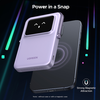  Ugreen - PB571 (35606) Power Bank - digitális kijelzővel, gyors töltés, mágneses, vezeték nélküli, 5000mAh, USB-C, 18W, 3A - Lila - 4. kép