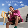  Ugreen - Vezeték nélküli Power Bank Uno PB572 (45327) - MagSafe, Gyors töltés, TFT kijelző, Állvány, 10000mAh, USB-C, 20W, 5V/3A - Szürke - 2. kép