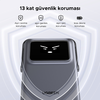  Ugreen - Vezeték nélküli Power Bank Uno PB572 (45327) - MagSafe, Gyors töltés, TFT kijelző, Állvány, 10000mAh, USB-C, 20W, 5V/3A - Szürke - 3. kép