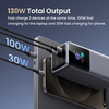  Ugreen - Power Bank PB721 (35524B) - digitális kijelzővel, gyorstöltés, 20000mAh, USB, 2x Type-C, 130W, QC, PD, 5V/3A - Szürke - 3. kép