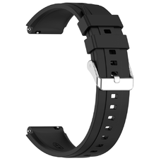  Techsuit - 18 mm-es óraszíj (W075) - Huawei Watch GT 4 41 mm - Fekete