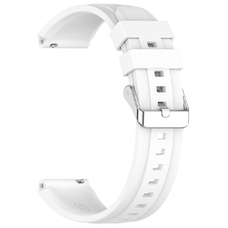  Techsuit - 18 mm-es óraszíj (W075) - fehér - Huawei Watch GT 4 (41 mm)/W1/Honor Watch S1/Garmin Venu 2S/Vivoactive 4S