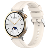  Techsuit - 18mm-es óraszíj (W075) - Huawei Watch GT 4 (41mm)/W1/Honor Watch S1/Garmin Venu 2S/Vivoactive 4S - Bézs - 0. kép