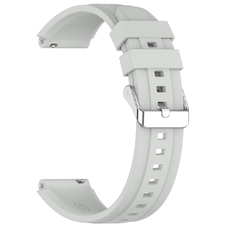  Techsuit - Óraszíj 18mm (W075) - Huawei Watch GT 4 (41mm)/W1/Honor Watch S1/Garmin Venu 2S/Vivoactive 4S - Szürke