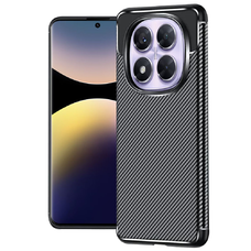  Techsuit - Karbonszálas - Xiaomi Redmi Note 14 Pro 5G / Poco X7 - Fekete tok