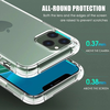  Techsuit - Ütésálló Átlátszó Szilikon - Xiaomi Redmi Note 14 Pro 5G / Poco X7 - Átlátszó tok - 2. kép