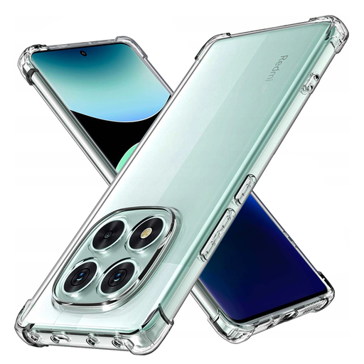 Techsuit - Ütésálló Átlátszó Szilikon - Xiaomi Redmi Note 14 Pro 5G / Poco X7 - Átlátszó tok Techsuit - Ütésálló Átlátszó Szilikon - Xiaomi Redmi Note 14 Pro 5G / Poco X7 - Átlátszó tok