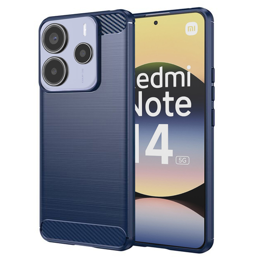 Techsuit - Karbonszilikon - Xiaomi Redmi Note 14 5G - Kék tok Techsuit - Karbonszilikon - Xiaomi Redmi Note 14 5G - Kék tok