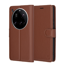  Techsuit - Bőr Fólió - Xiaomi 15 Ultra - Barna tok