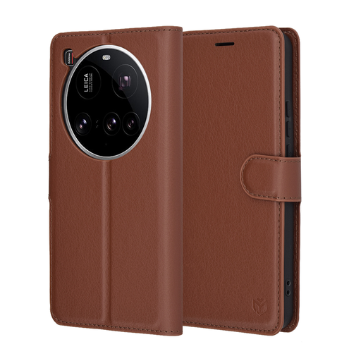 Techsuit - Bőr Fólió - Xiaomi 15 Ultra - Barna tok Techsuit - Bőr Fólió - Xiaomi 15 Ultra - Barna tok