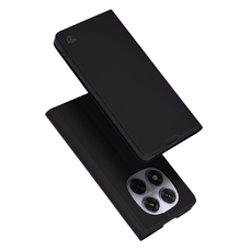  Techsuit - Magskin Könyv - Xiaomi Redmi Note 14 Pro 5G / Poco X7 - Fekete tok