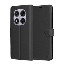  Techsuit - Bőr Tok - Xiaomi Redmi Note 14 Pro 5G / Poco X7 - Fekete tok