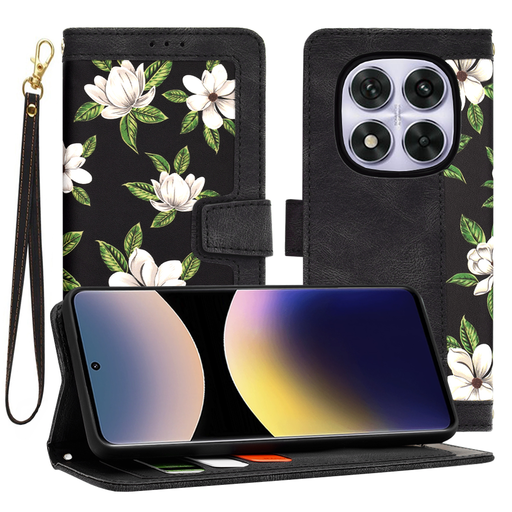 Techsuit - FlipCraft - Xiaomi Redmi Note 14 Pro 5G / Poco X7 - A hajnal virágai tok Techsuit - FlipCraft - Xiaomi Redmi Note 14 Pro 5G / Poco X7 - A hajnal virágai tok