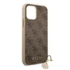 iPhone 12 Pro MAX GUESS GUHCP12LGF4GBR 4G Charms tok barna - 4. kép