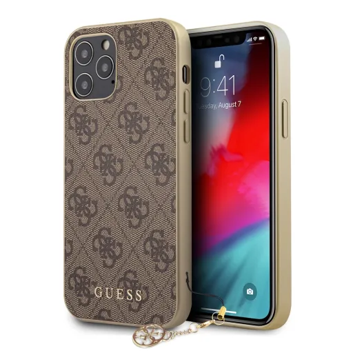 iPhone 12 Pro MAX GUESS GUHCP12LGF4GBR 4G Charms tok barna