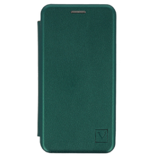 iPhone 12 mini Vennus Elegance fliptok sötétzöld