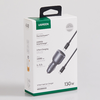 Ugreen - Autós Töltő EC705 (55511) - Telefonhoz, Laptophoz, Gyors Töltés, LED Világítás, 2x USB-C, USB, 130W, Type-C Kábellel - Szürke - 2. kép