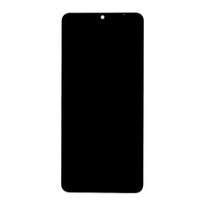 LCD kijelző + Érintőegység + Előlap Samsung A065 Galaxy A06 Fekete (Szerviz Csomag),