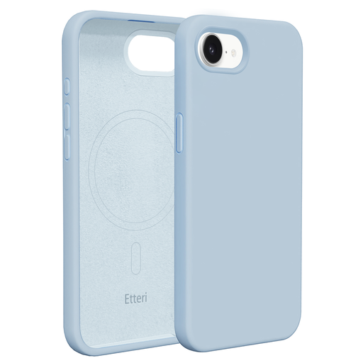 Etteri Silicone Mag tok iPhone 16e-hez világoskék Etteri Silicone Mag tok iPhone 16e-hez világoskék