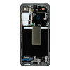 LCD kijelző + Érintőegység + Előlap Samsung S911 Galaxy S23 Grafit (Szerviz csomag) - 0. kép