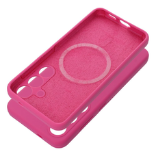 SILICONE 2mm tok SAMSUNG S25-höz, kompatibilis MagSafe-fel rózsaszín