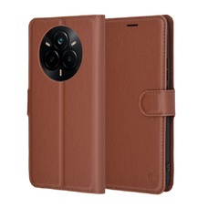 Techsuit - Kožené puzdro - Realme 14 Pro - Hnedé puzdro Techsuit - Kožené puzdro - Realme 14 Pro - Hnedé puzdro