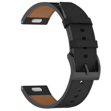  Techsuit - 20mm-es óraszíj (W073) - Samsung Galaxy Watch4/5/Active 2, Huawei Watch GT 3 (42mm)/GT 3 Pro (43mm) - Fekete
