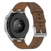  Techsuit - 20mm-es óraszíj (W073) - Samsung Galaxy Watch4/5/Active 2, Huawei Watch GT 3 (42mm)/GT 3 Pro (43mm) - Barna - 2. kép