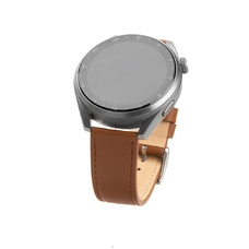  Fixed - Bőr szíj 20 mm - Samsung Galaxy Watch 4/5/Active 2, Huawei Watch GT 3 (42 mm)/GT 3 Pro (43 mm) - Barna