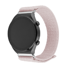  Rögzített - Nylon Sportos Szíj 20mm - Samsung Galaxy Watch 4/5/Active 2, Huawei Watch GT 3 (42mm)/GT 3 Pro (43mm) - Rózsaarany