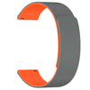  Techsuit - Óraszíj 20mm (W074) - Samsung Galaxy Watch4/5/Active 2, Huawei Watch GT 3 (42mm)/GT 3 Pro (43mm) - Szürke / Narancs - 0. kép