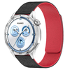  Techsuit - Óraszíj 20mm (W074) - Samsung Galaxy Watch4/5/Active 2, Huawei Watch GT 3 (42mm)/GT 3 Pro (43mm) - Fekete / Piros - 1. kép