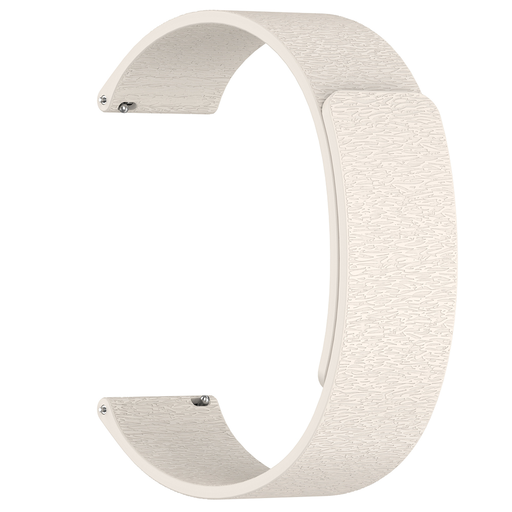  Techsuit - 20 mm-es óraszíj (W074) - Samsung Galaxy Watch4/5/Active 2, Huawei Watch GT 3 (42mm)/GT 3 Pro (43mm) - Bézs