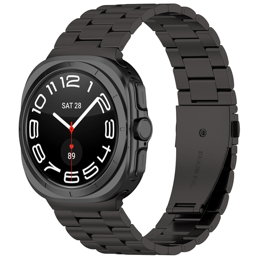  Techsuit - Óraszíj (W010) - Samsung Galaxy Watch Ultra 47mm - Fekete