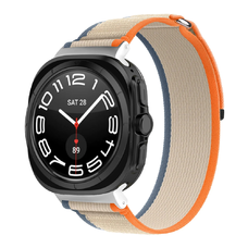  Techsuit - Óraszíj (W054) - Samsung Galaxy Watch Ultra 47mm - Narancs / Bézs