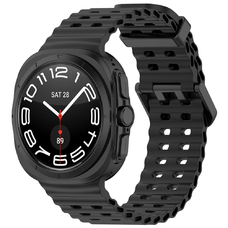  Techsuit - Óraszíj (W062) - Samsung Galaxy Watch Ultra 47mm - Fekete