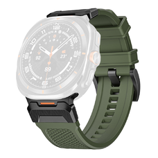  Techsuit - Óraszíj (W068) - Samsung Galaxy Watch Ultra 47mm - Zöld / Fekete
