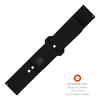  Fixed - Szilikon Sportos Szíj Készlet 20mm - Samsung Galaxy Watch 4/5/Active 2, Huawei Watch GT 3 (42mm)/GT 3 Pro (43mm) - Fekete - 3. kép