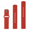  Rögzített - Szilikon Sportos Szíj Készlet 20mm - Samsung Galaxy Watch 4/5/Active 2, Huawei Watch GT 3 (42mm)/GT 3 Pro (43mm) - Piros - 1. kép