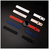  Rögzített - Szilikon Sportos Szíj Készlet 20mm - Samsung Galaxy Watch 4/5/Active 2, Huawei Watch GT 3 (42mm)/GT 3 Pro (43mm) - Piros - 3. kép