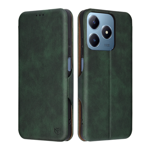 Techsuit - Biztonságos Tárca Plusz - Realme C63 / C61 - Zöld tok Techsuit - Biztonságos Tárca Plusz - Realme C63 / C61 - Zöld tok