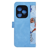  Techsuit - FlipCraft - Realme GT 6 / GT 6T - Élénk Kék tok - 1. kép