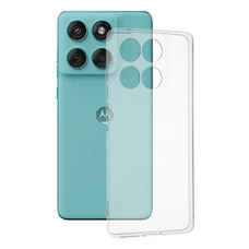  Techsuit - Átlátszó Szilikon - Motorola Edge 60 Fusion - Átlátszó tok