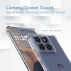  Techsuit - Ütésálló Átlátszó Szilikon - Motorola Edge 60 Fusion - Átlátszó tok - 1. kép