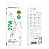 Borofone Kábel BX119 Új - Type-C - Lightning - PD 27W 1 méter fehér - 2. kép