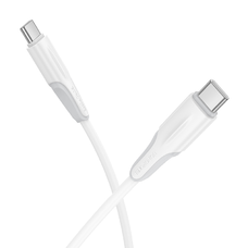 Borofone Cable BX119 New - Type C to Type C - PD 60W 1 méter fehér