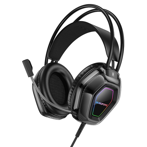 Borofone Headphones BO110 Fight gaming mikrofonnal szürke